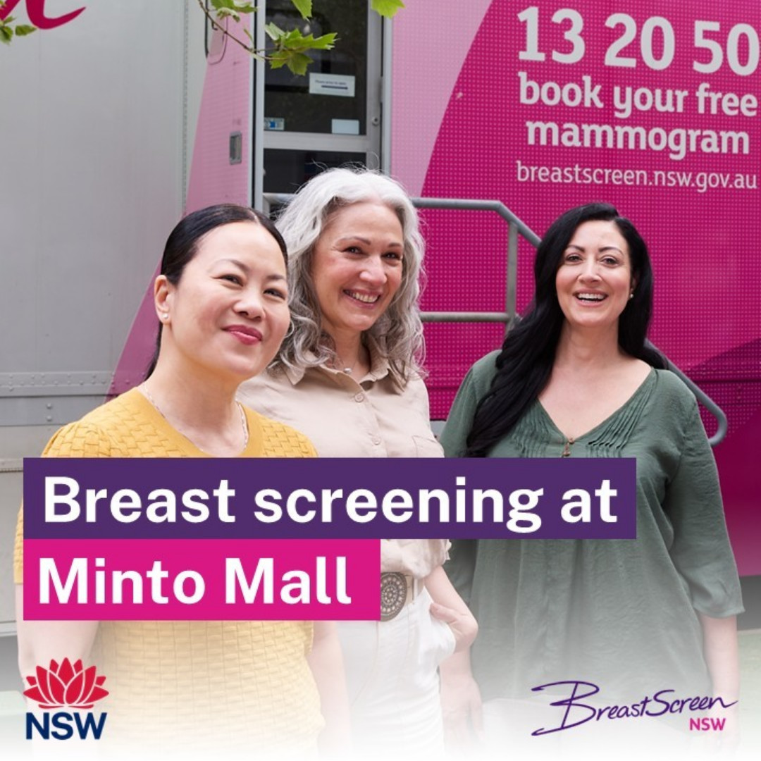 Breast Screening Van at Minto Mall